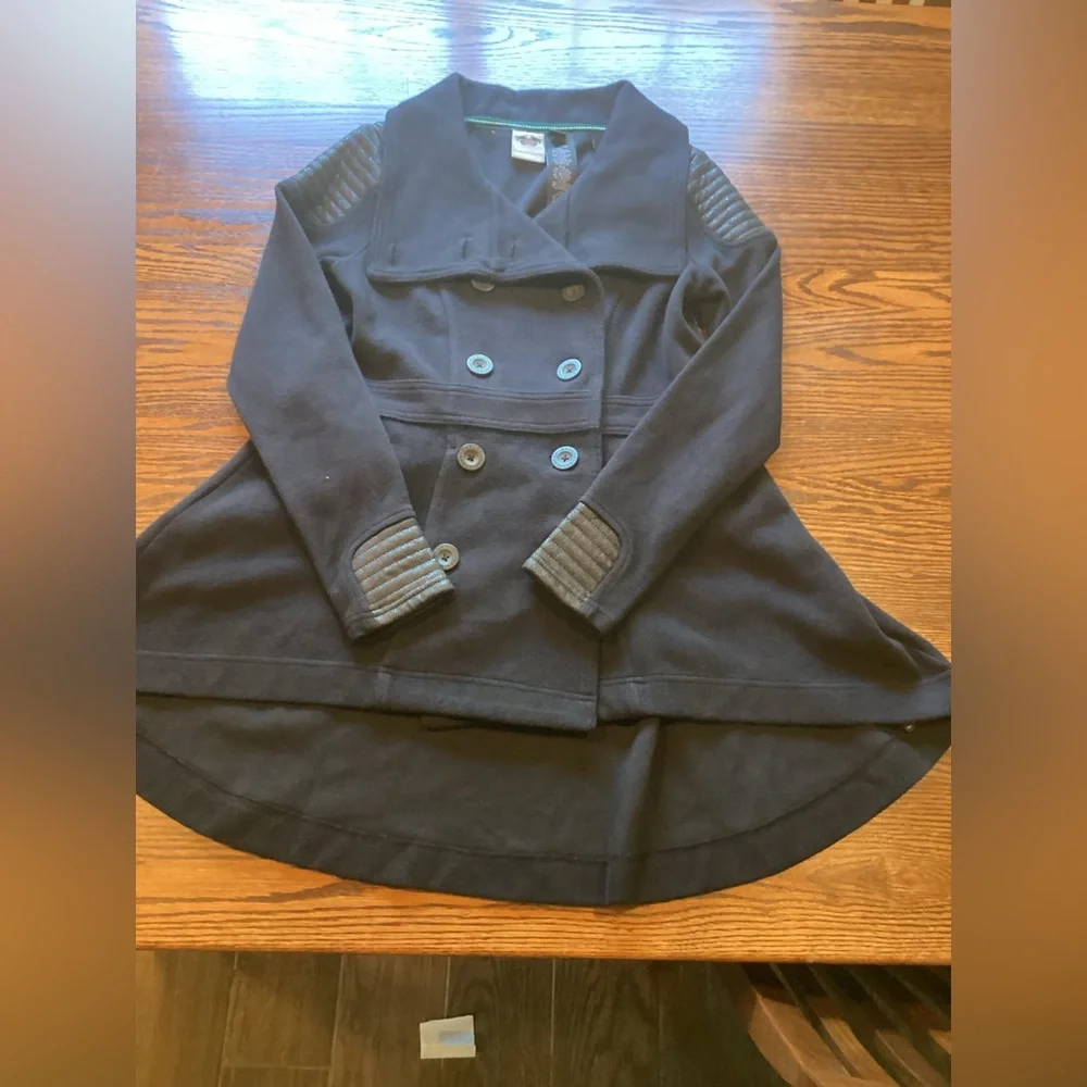 Harley-Davidson Black Double-Breasted Coat - Picture 7 of 11